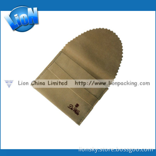Soft Gift Flap Cover Lid Jewelry Velvet Pouch (L-115)
